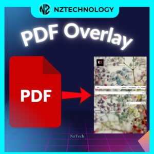 Gambar background PDF Overlay PDF - Untuk lebih Elegant